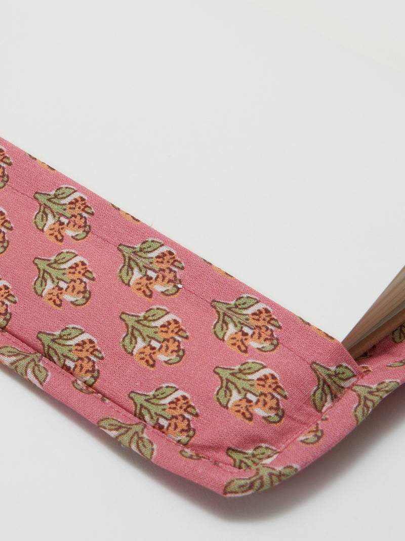 Protège cahier matelassé - Kiabi Home Rose - Kiabi