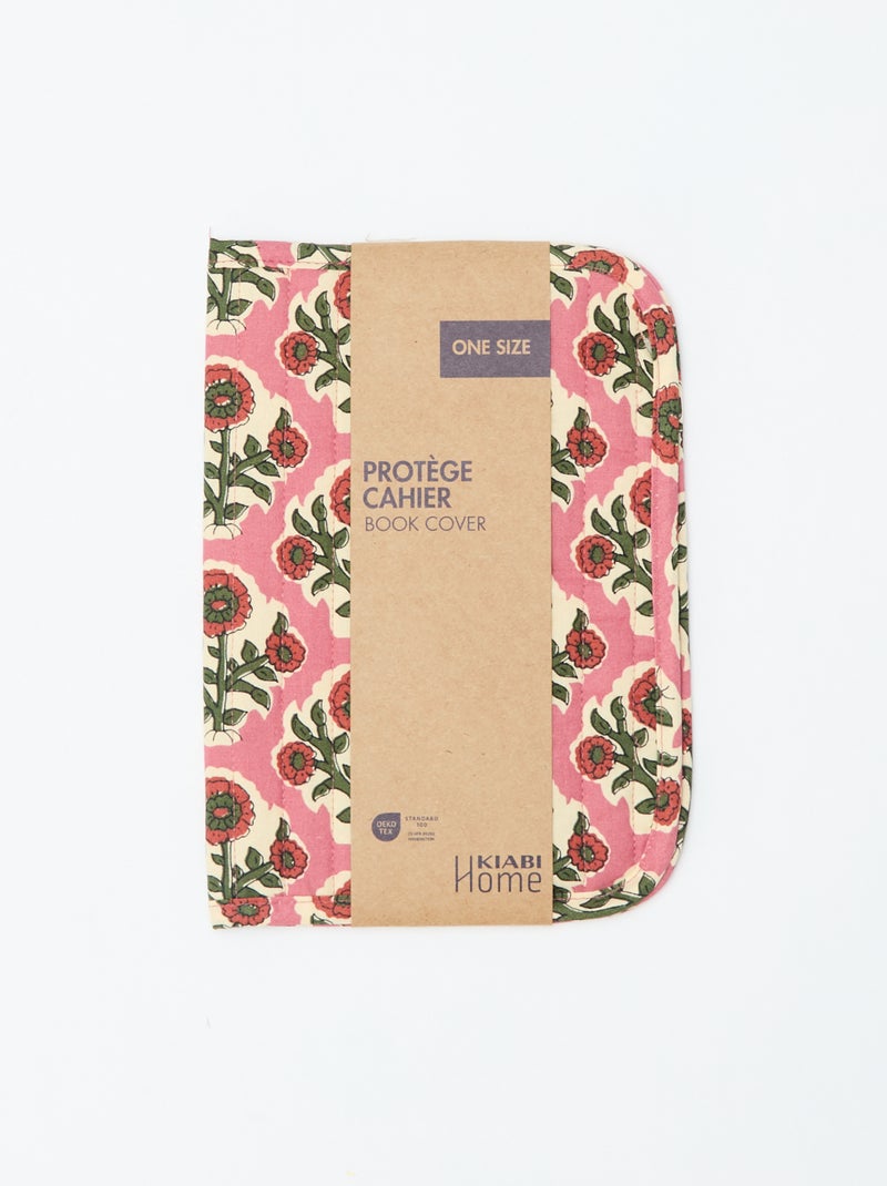 Protège cahier matelassé - Kiabi Home Rose - Kiabi