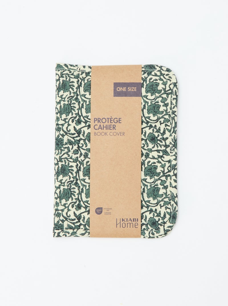 Protège cahier matelassé - Kiabi Home Vert - Kiabi