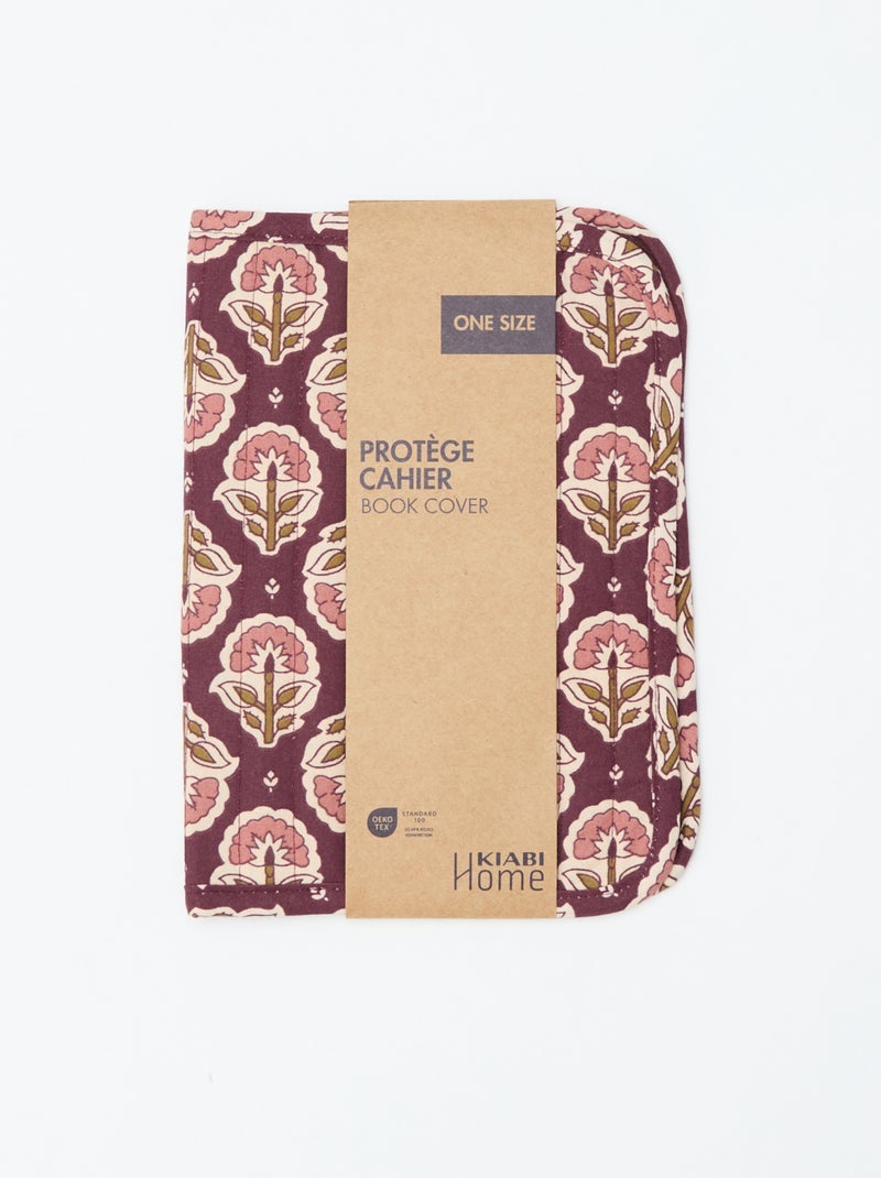 Protège cahier matelassé - Kiabi Home Violet - Kiabi