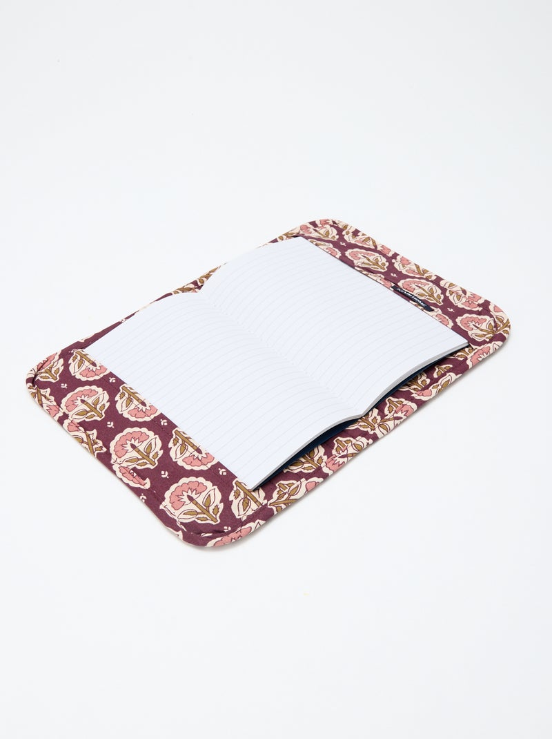 Protège cahier matelassé - Kiabi Home Violet - Kiabi