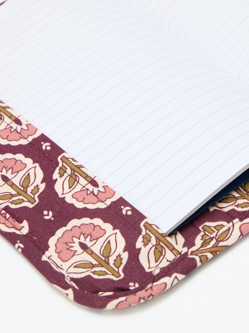 Protège cahier matelassé - Kiabi Home Violet - Kiabi