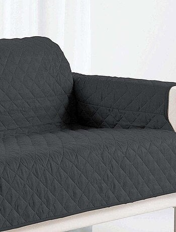 Protège canapé 2 places 175x210 cm noir