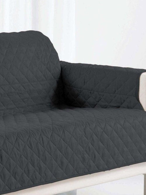 Protège canapé 2 places 175x210 cm noir - Kiabi