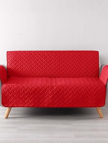 Protège canapé 2 places matelassé 223x179 cm uni Lounge jaune