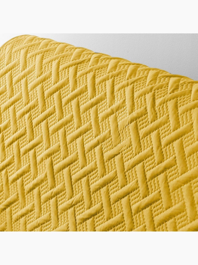 Protège canapé 2 places matelassé 223x179 uni Lounge jaune A SUPPRIMER Jaune - Kiabi