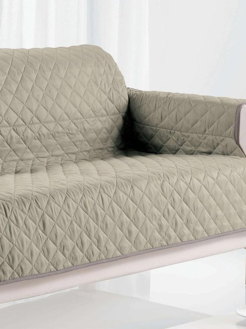 Protège canapé 3 places 255x175 cm argile Beige - Kiabi