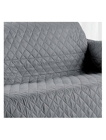 Protège canapé 3 places 255x175 cm gris