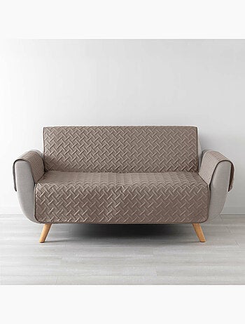 Protège-Canapé Matelassé – Microfibre Unie – LOUNGE