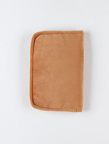 Protège carnet de santé Babou en Veloudoux, caramel Noukie's