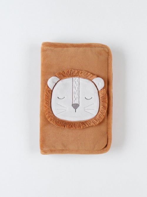 Protège carnet de santé Babou en Veloudoux, caramel Noukie's - Kiabi