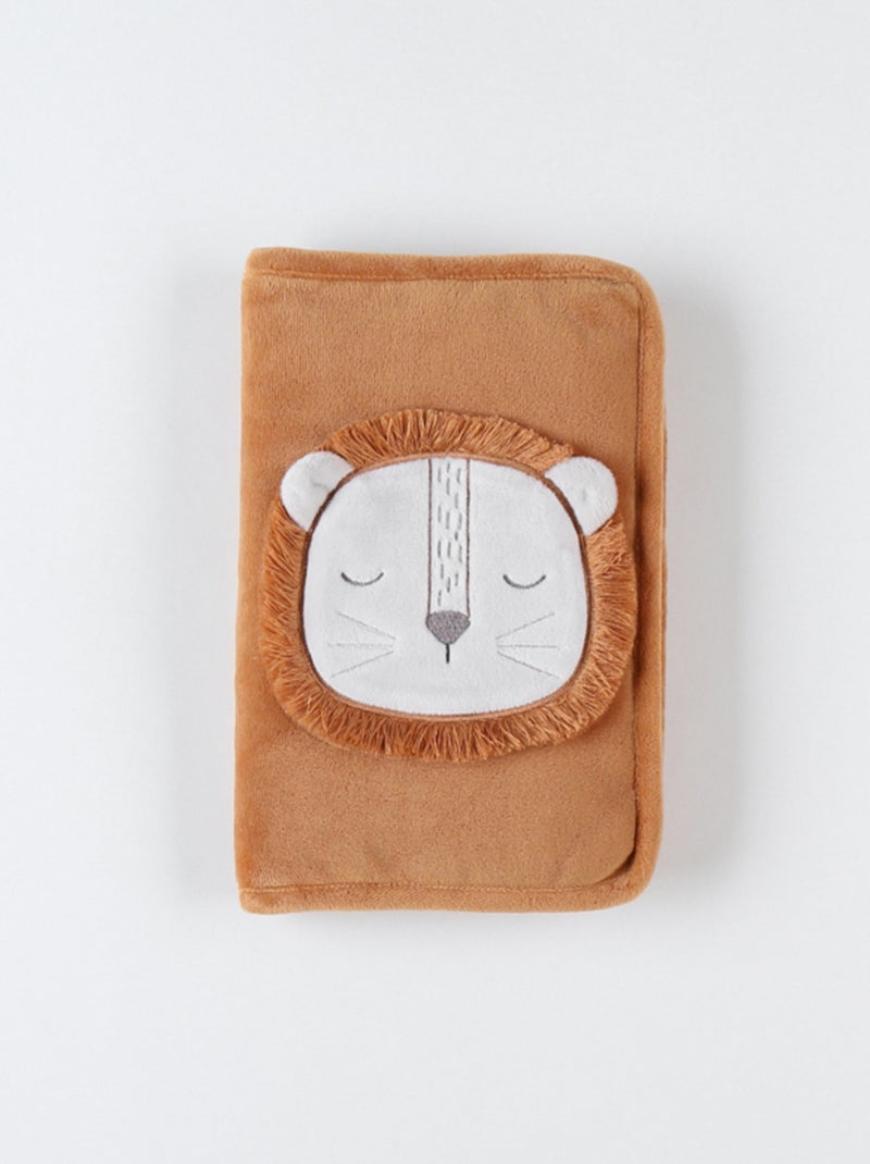 Protège carnet de santé Babou en Veloudoux, caramel Noukie's Marron - Kiabi
