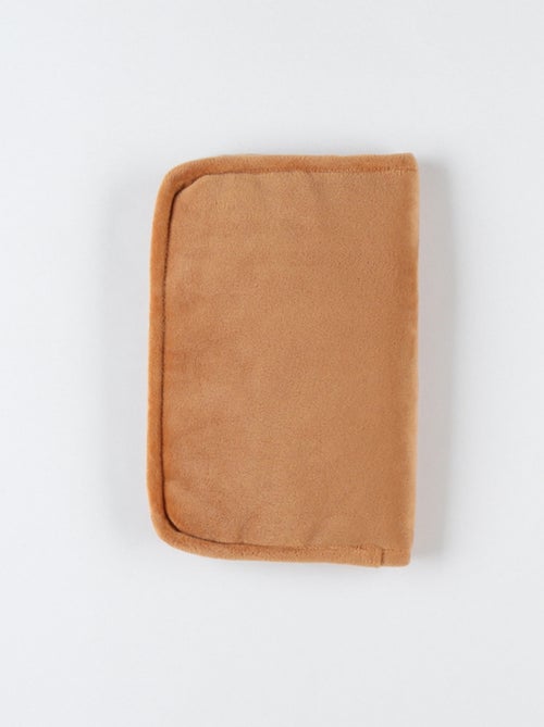 Protège carnet de santé Babou en Veloudoux, caramel Noukie's - Kiabi