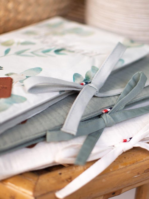 Protège carnet de santé bébé en coton, Eucalyptus SEVIRA KIDS - Kiabi