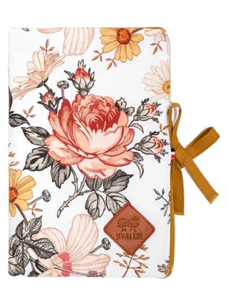 Protège carnet de santé bébé en coton, Néo Vintage SEVIRA KIDS