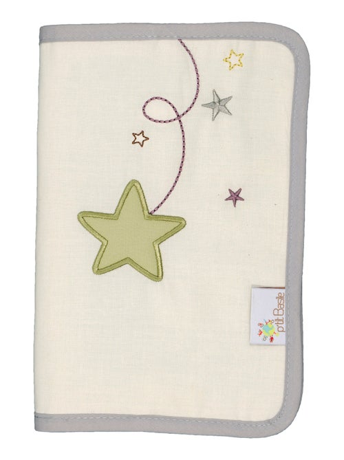 Protège Carnet De Santé En Coton Bio Pluie D'étoiles - Kiabi