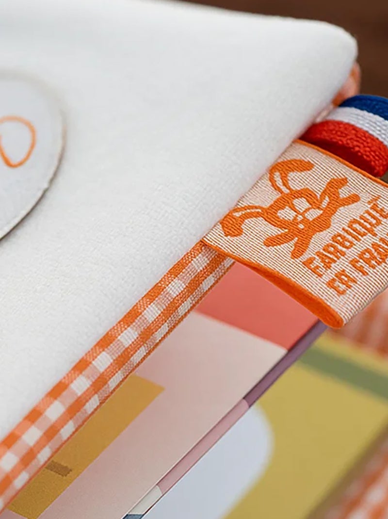 Protège Carnet de Santé en Coton Bio Wooly Blanc - Kiabi