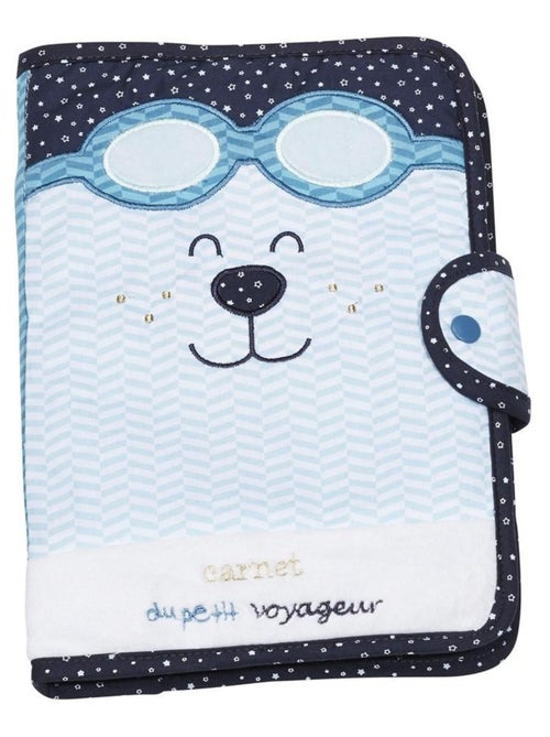 Protege Carnet De Sante en coton Bleu - SAUTHON - Kiabi