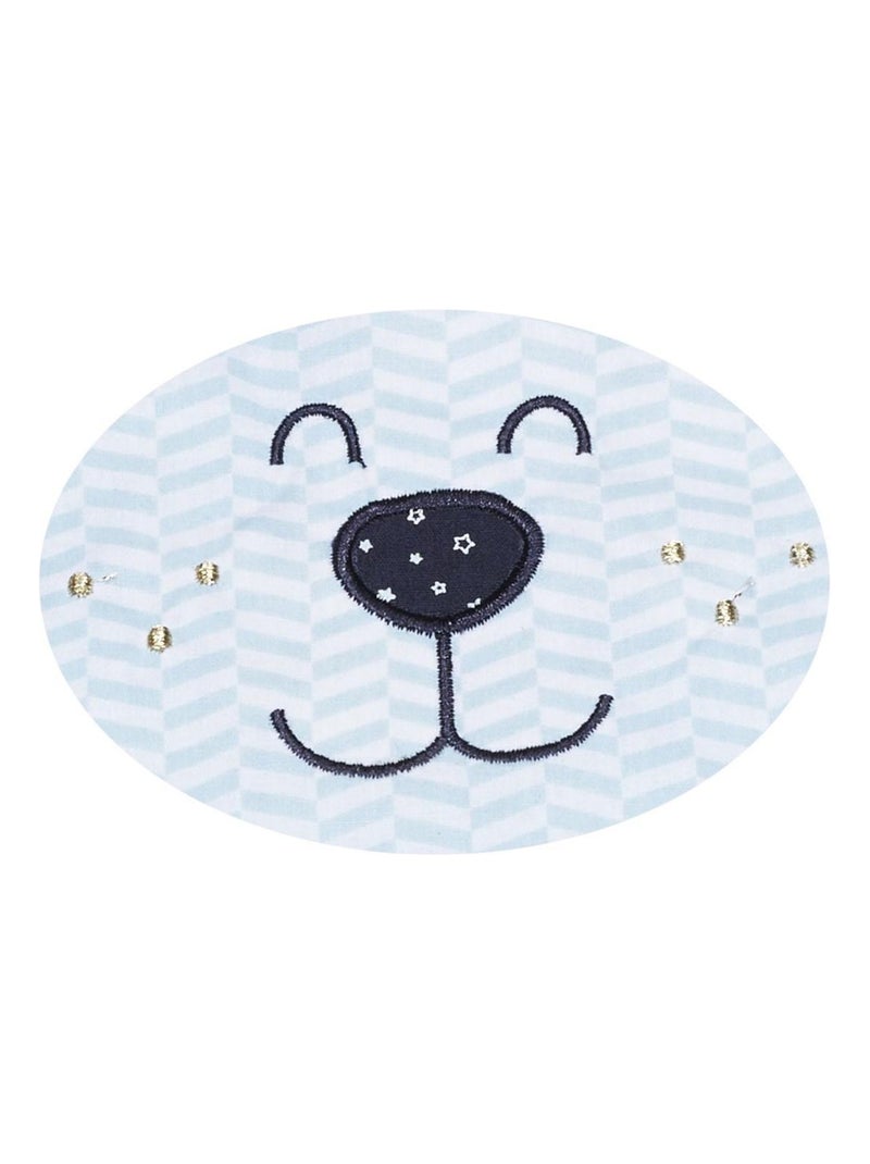 Protege Carnet De Sante en coton Bleu - SAUTHON Bleu - Kiabi