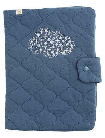 Protège carnet de santé en coton matelassé - SAUTHON