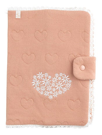Protège carnet de santé en coton matelassé - SAUTHON