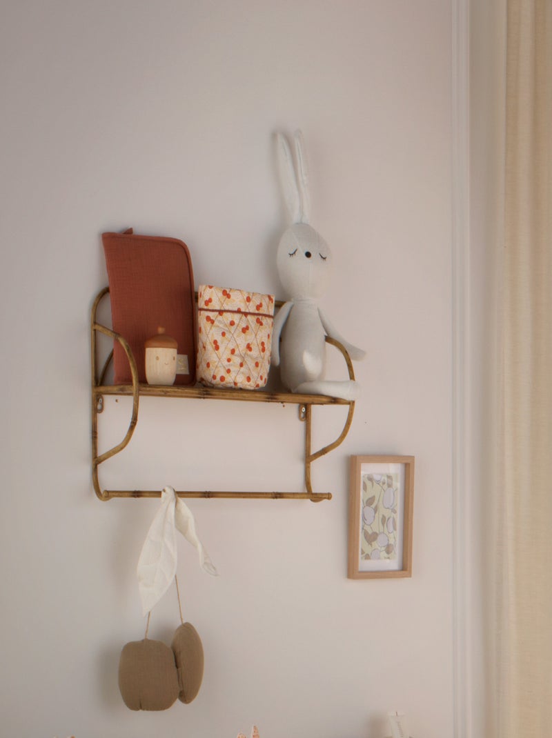 Protège carnet de santé en double gaze de coton - SAUTHON Rouge - Kiabi