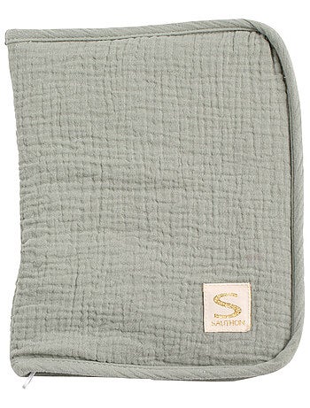 Protège carnet de santé en double gaze de coton - SAUTHON