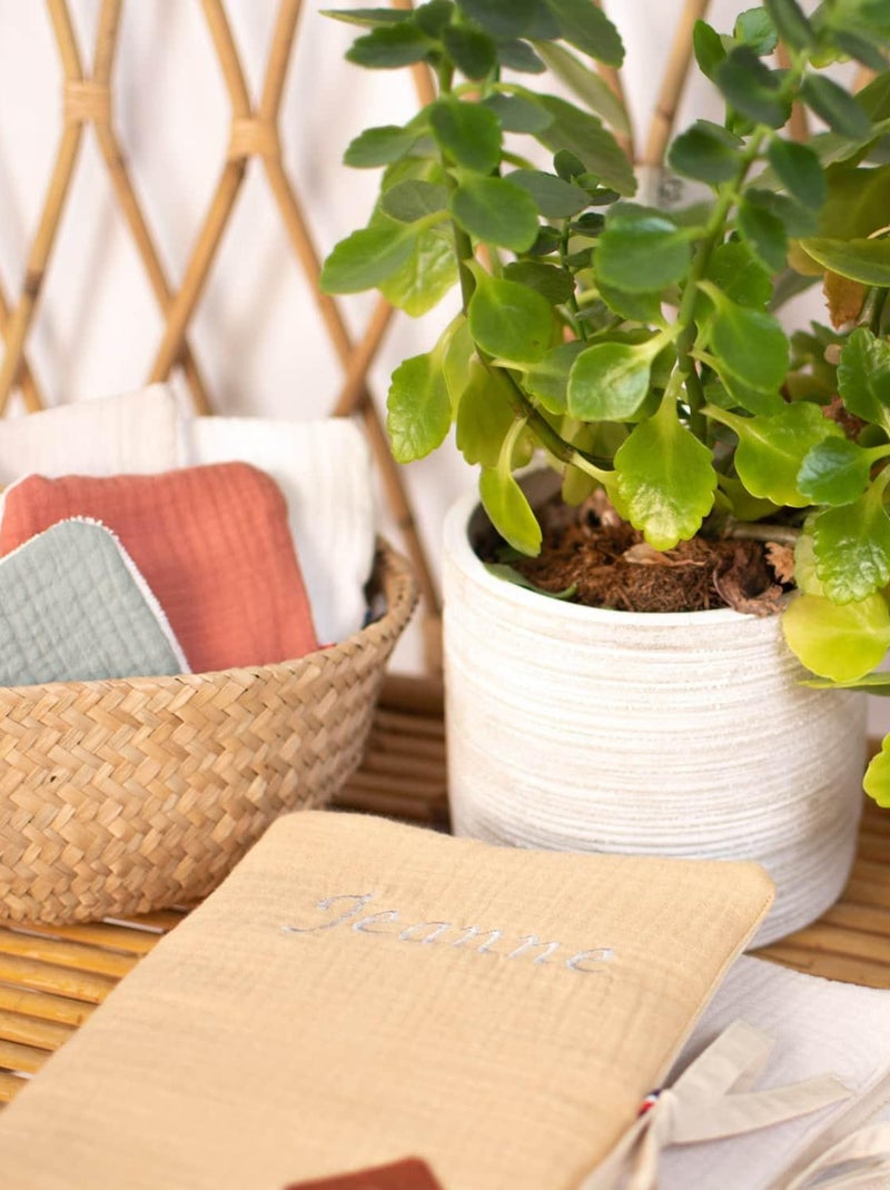 Protège carnet de santé en gaze de coton, Jeanne SEVIRA KIDS Beige - Kiabi