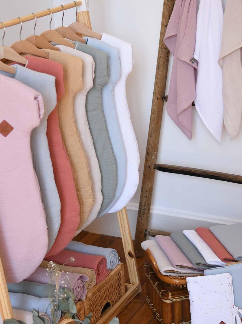 Protège carnet de santé en gaze de coton, Jeanne SEVIRA KIDS Blanc - Kiabi