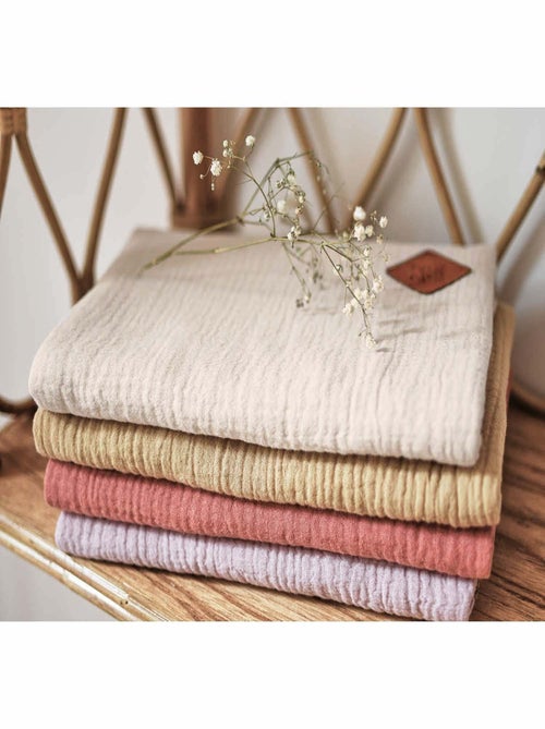 Protège carnet de santé en gaze de coton, Jeanne SEVIRA KIDS - Kiabi