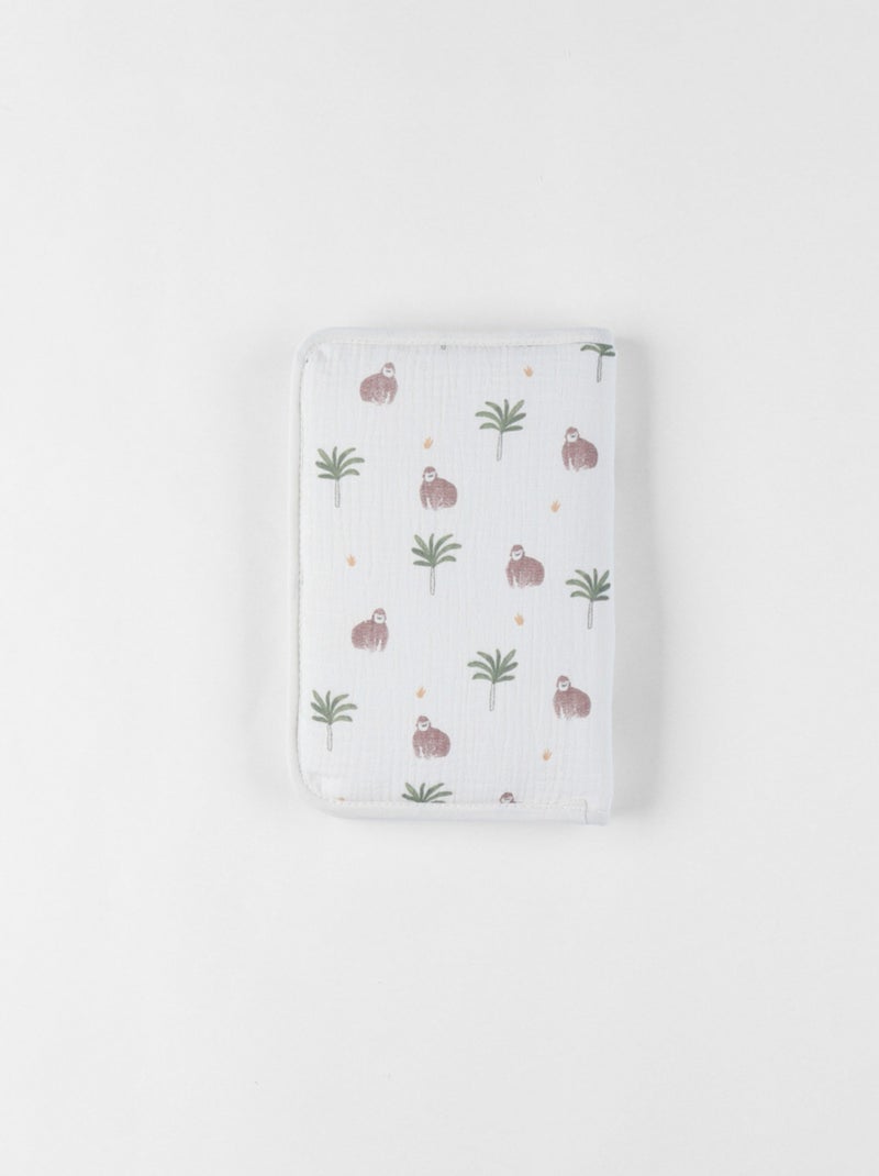 Protège carnet de santé en mousseline, Noukie's Ecru - Kiabi