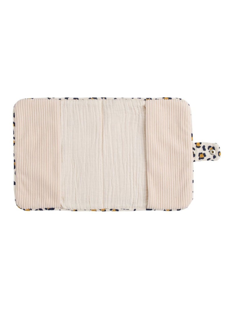 Protège carnet de santé en velours côtelé - SAUTHON Ecru - Kiabi