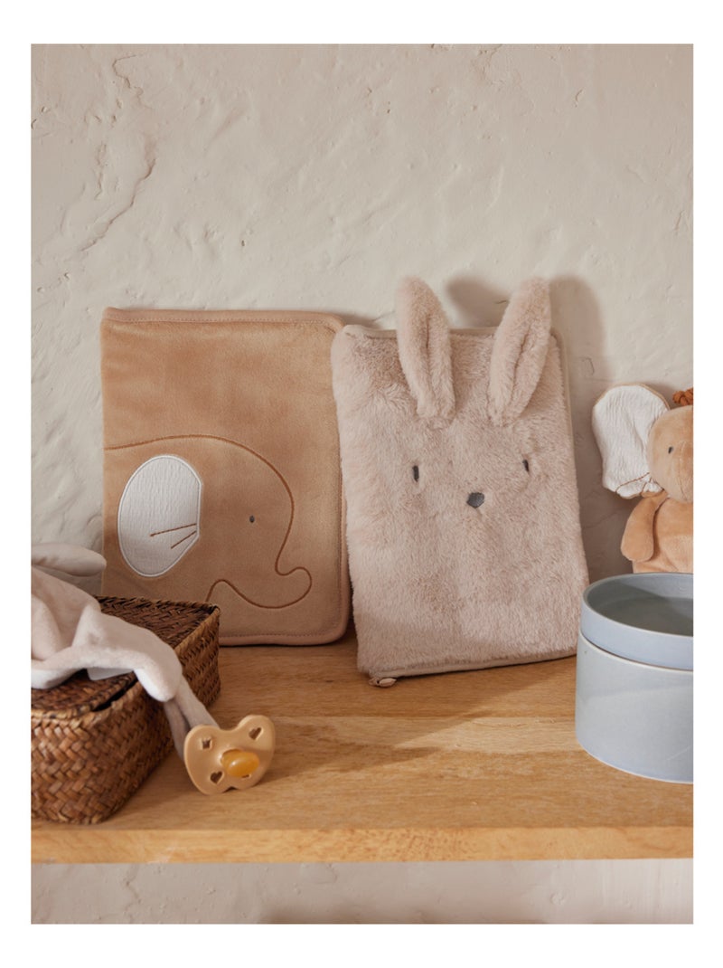 Protège carnet de santé, fausse fourrure - Moka Noukie's Beige - Kiabi