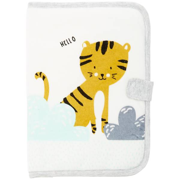Protege Carnet De Sante Imprime Tigre Bebe Fille Blanc Kiabi 6 00