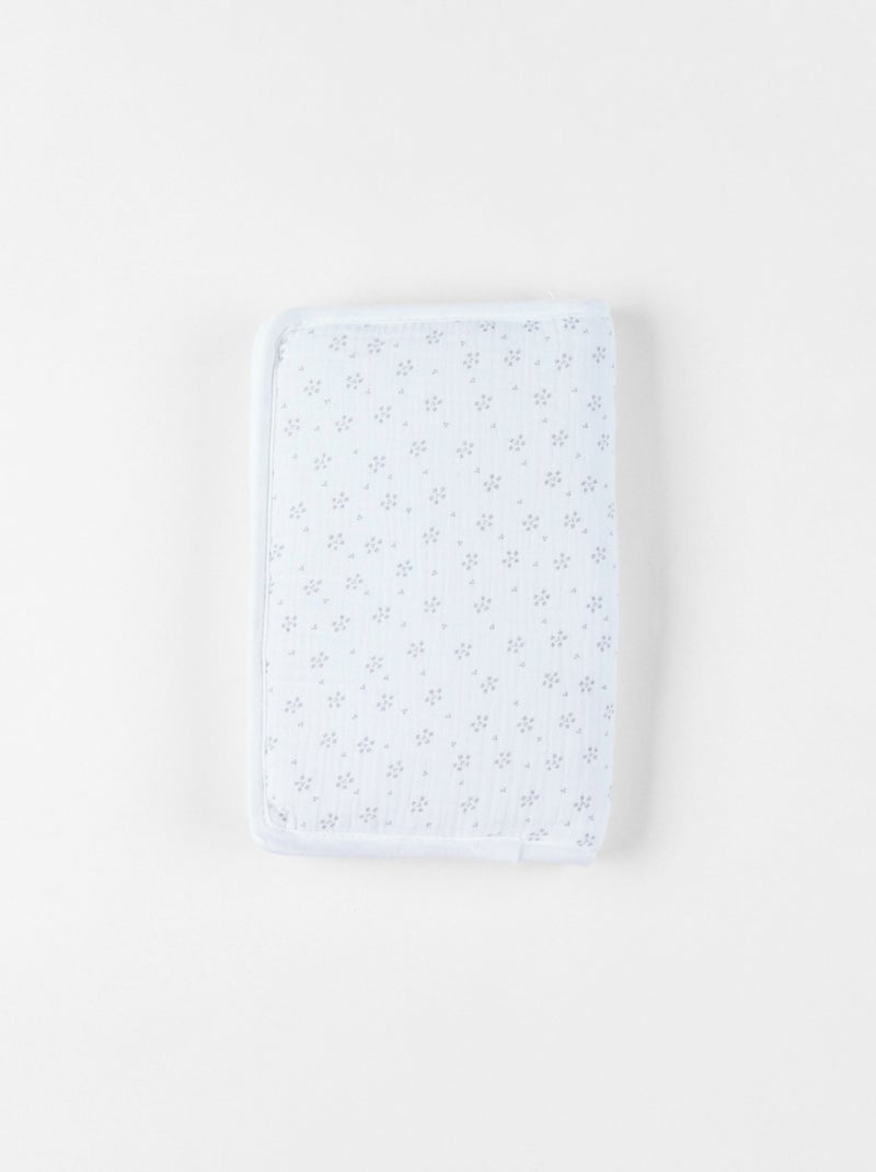 Protège carnet de santé, mousseline Noukie's Blanc - Kiabi