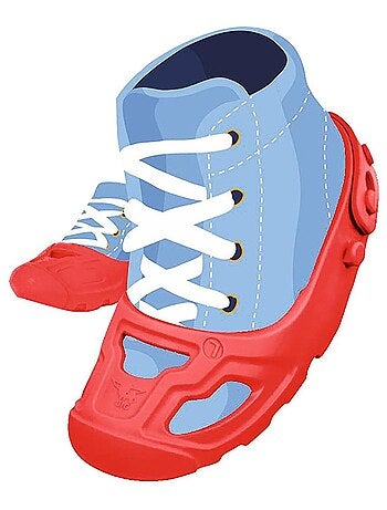 Protège-chaussures, taille 21-27, rouge