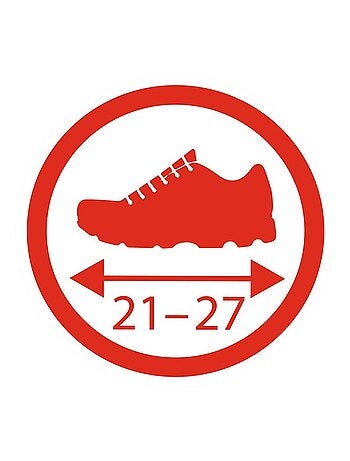 Protège-chaussures, taille 21-27, rouge