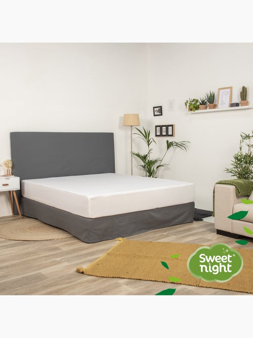Protège Matelas - Molleton 100% Coton - Traitement Végétal Anti-Acariens Greenfirst - Kiabi
