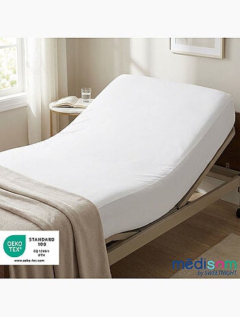 Protège-matelas 100% Imperméable - Forme Drap Housse - Lavage à 90°C - Oeko-Tex