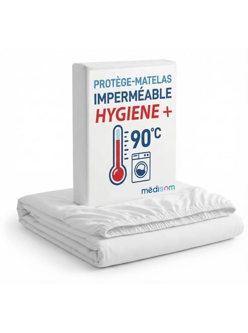 Protège-matelas 100% Imperméable - Forme Drap Housse - Lavage à 90°C - Oeko-Tex - Kiabi