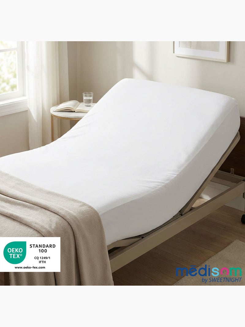 Protège-matelas 100% Imperméable - Forme Drap Housse - Lavage à 90°C - Oeko-Tex Blanc - Kiabi