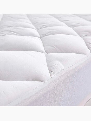 Protège matelas 100 % polyester albatre