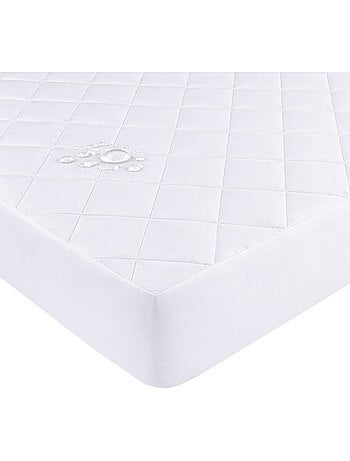 Protège matelas 100 % polyester albatre