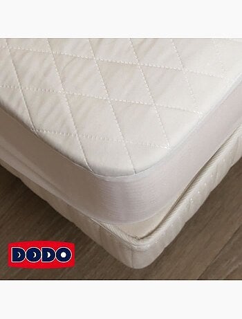 Protège matelas aalborg - dodo - matelassé & imperméable - 160 x 200 cm - blanc