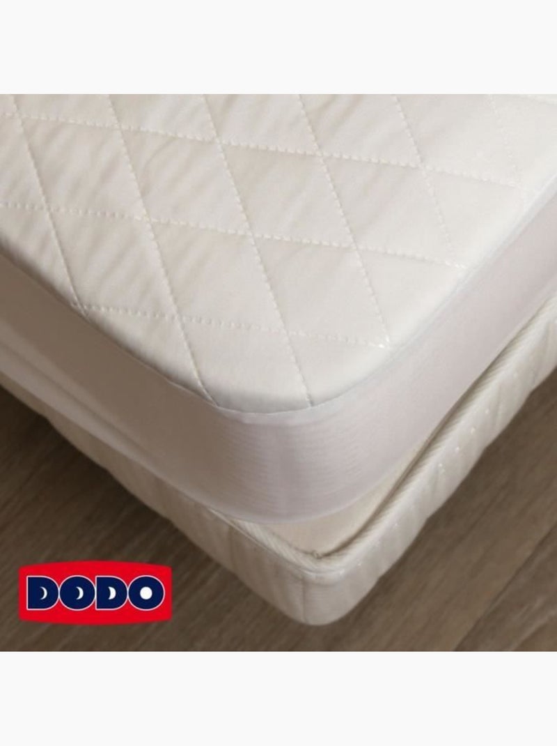Protège matelas aalborg - dodo - matelassé & imperméable - 90 x 190 cm - blanc Blanc - Kiabi
