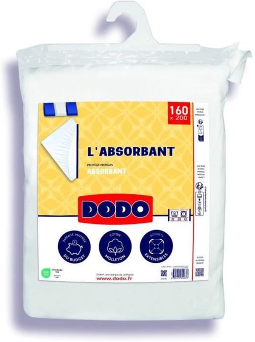 Protège matelas absorbant - dodo - 160 x 200 cm - polyester - Kiabi