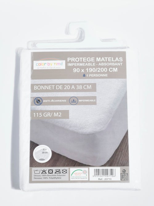 Protège-matelas absorbant 90 x 190/200cm - AFIBEL - Kiabi