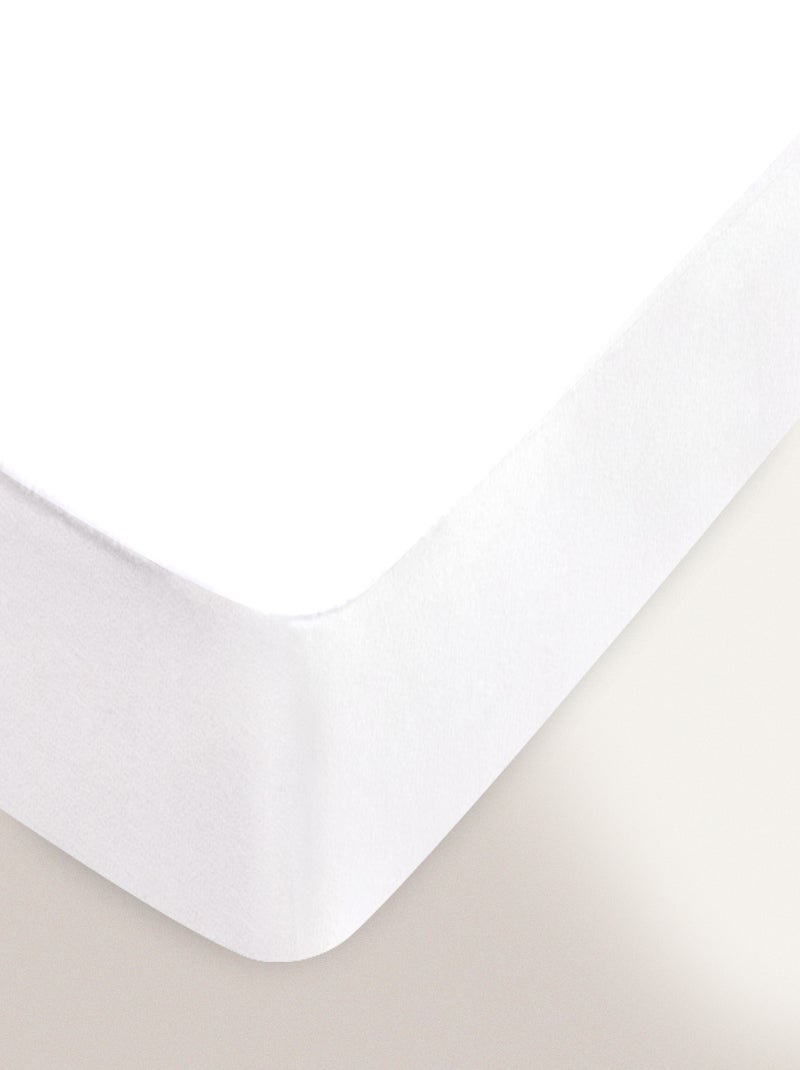 Protège matelas absorbant ANTONIN lit articulé TPR Bonnet de 40 cm Blanc - Kiabi