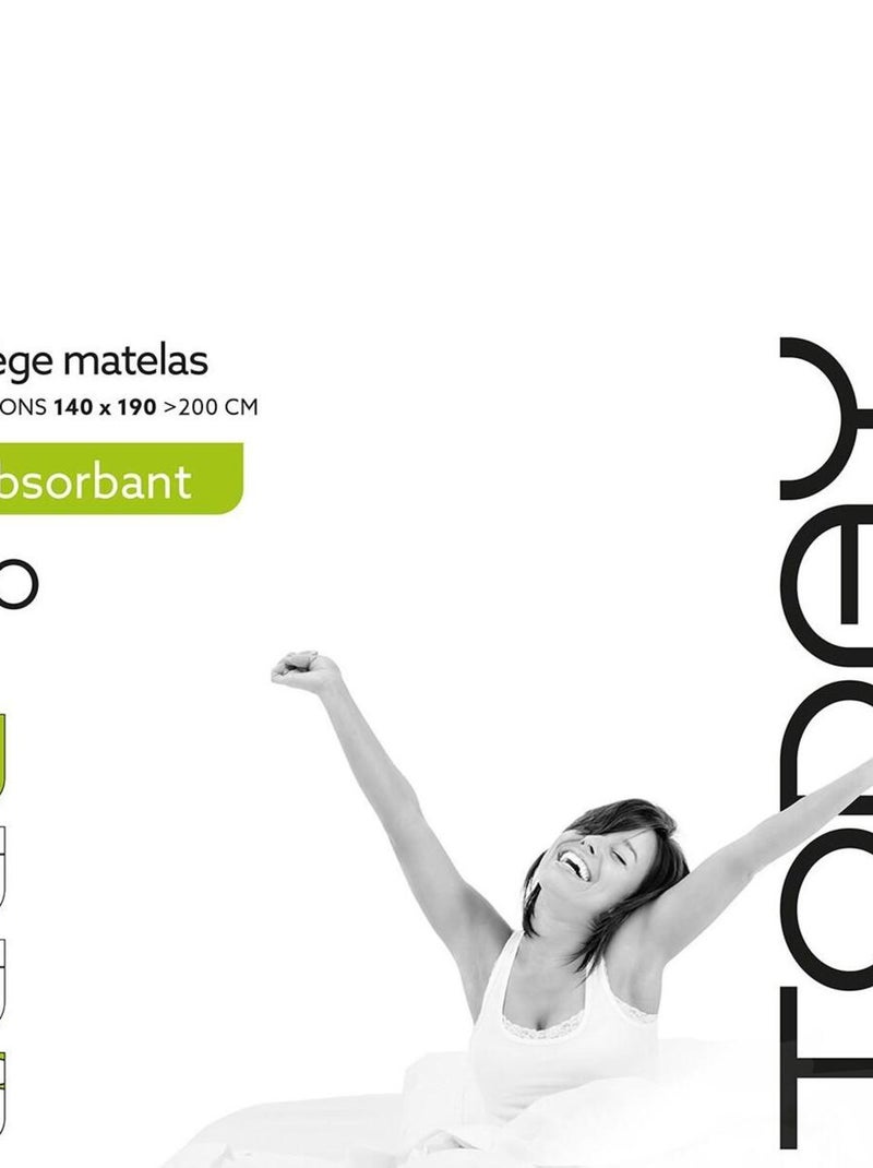 Protège matelas absorbant ECO Blanc - Kiabi