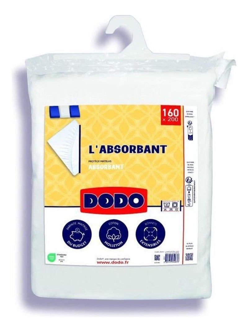 Protège matelas absorbant en polyester 160 x 200 - Dodo Multicolore - Kiabi